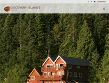 Tablet Screenshot of discovery-islands-lodge.com